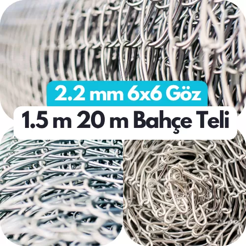 2.2 mm bahçe teli, 6x6 gözlü tel örgü, 150 cm bahçe teli, 20 metre tel örgü topu, galvanizli kafes tel, tel örgü fiyatları, Ankara tel çit, tel örgü modelleri, tel çit sistemleri, bahçe teli fiyatı, 2.2 mm tel örgü, 2.2 mm kafes tel fiyatları
