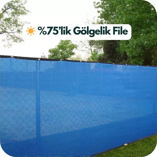 Ostim file fiyatları, %75 gölgeleme file, HDPE file, kuşgözlü file, şeritli çit örtüsü, tel örgü mahremiyet filesi