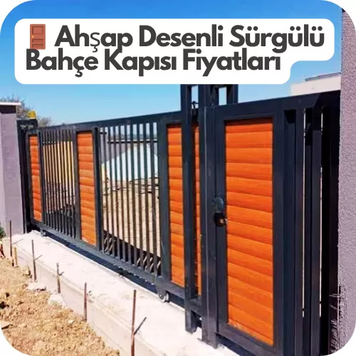 Ahşap desenli sürgülü bahçe kapısı, otomatik bahçe kapısı modelleri, sürgülü bahçe kapısı fiyatları, raylı sistem bahçe kapısı, ferforje otomatik kapı, Nice kapı motoru, Ankara otomatik kapı, Ostim kapı sistemleri, villa kapısı modelleri, lazer kesim bahç