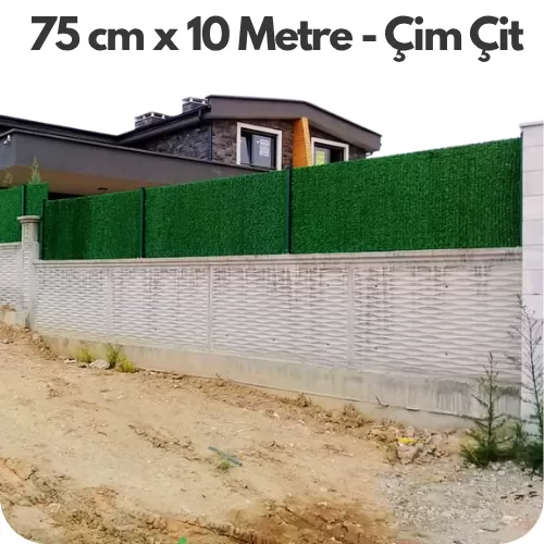 75 cm x 10 Metre - Çim Çit - Yeşil çimli tel 75 cm - Yeşil çim Bahçe teli - Ankara Çim Yeşil Çit Fiyatları ve diğer tüm modelleri