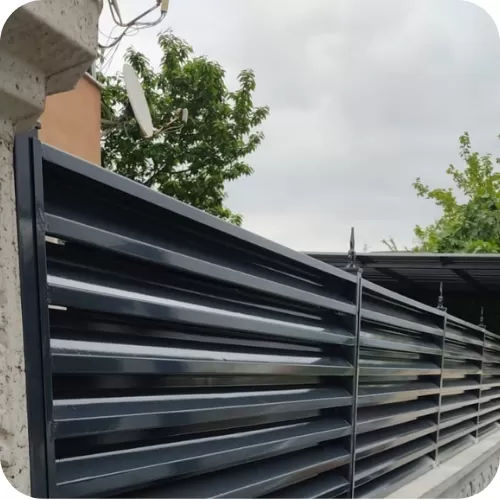 Galvaniz Panjur Çit Bahçe Çiti 50 Cm