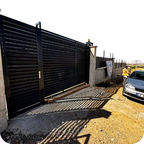 150 cm çit panjur çit korkuluk sistemleri, Dekoratif bahçe panel çiti, Güneş kırıcı panjur çit, Metal panjur çit fiyatları, Galvanizli panel çit modelleri