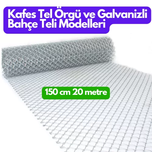 Kafes Tel Örgü ve Galvanizli Bahçe Teli Modelleri