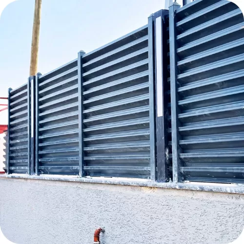 panjur çit montaj hizmeti , dekoratif panjur çit korkuluk, galvanizli çit sistemleri