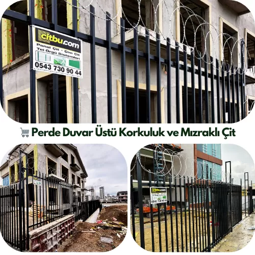 🛒 Perde Duvar Üstü Korkuluk